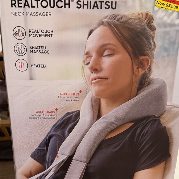 Sharper Image Gray Neck and Shoulder RealTouch Shiatsu Massager - Picture 2 of 9